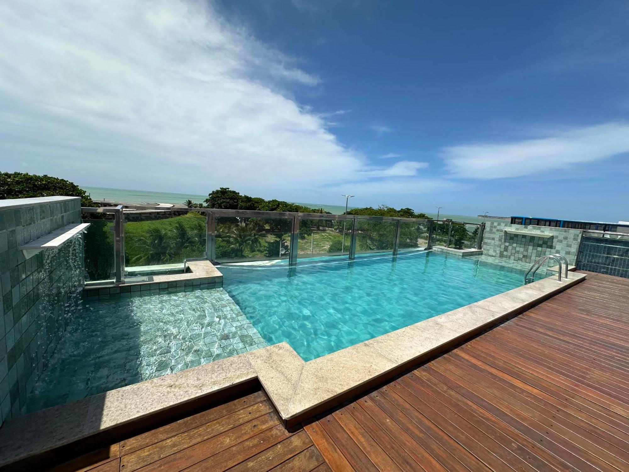 Апартаменты Lindo Flat Na Beira Mar De Tambau Жуан-Песоа Экстерьер фото